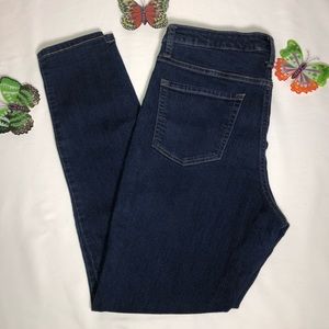 Wild Fable High Rise Skinny Jeans Dark Wash, Sz 10, pre-owned, pet/smoke free